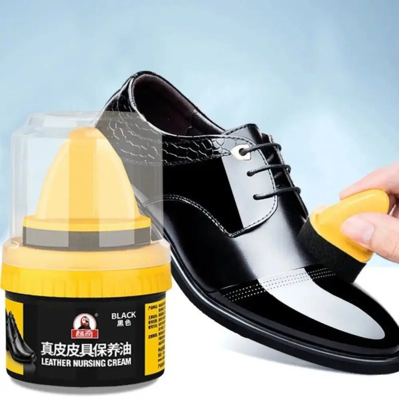 1-Piece Shoe Cleaner & Leather Repair Cream – Shoe Polish, Shine Wax & Boot Care