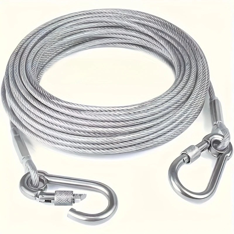 Stainless Steel Clothesline Rope – Heavy-Duty Rust-Resistant Multifunctional Clothes Drying Line