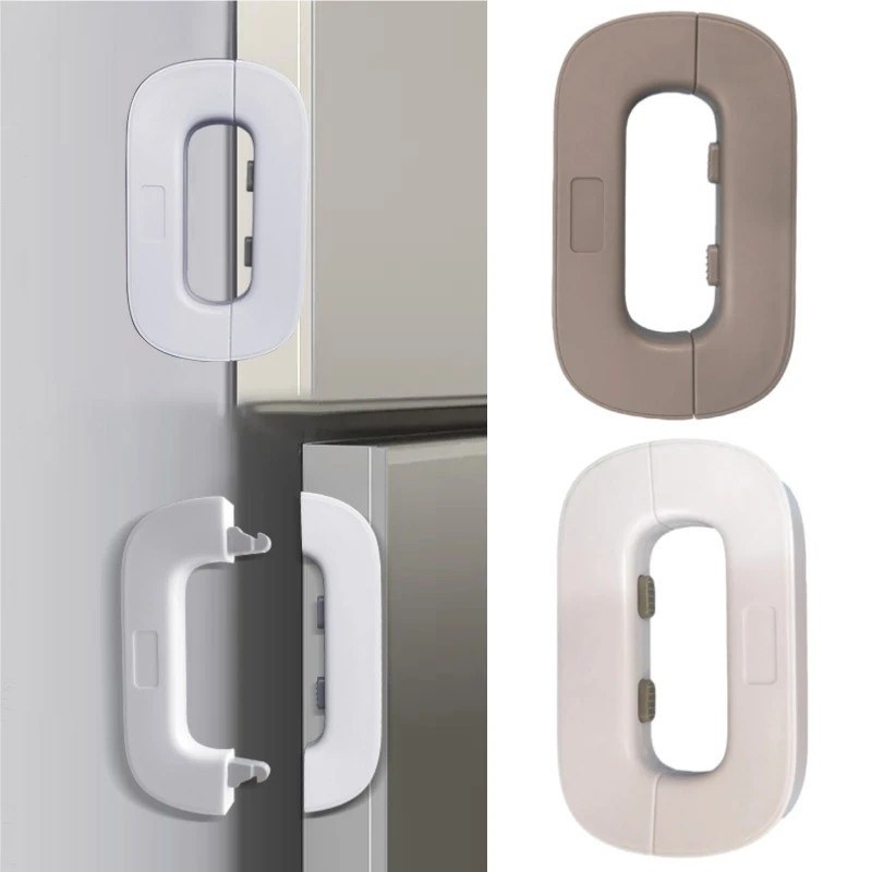 2Pcs Child Safety Refrigerator Lock – Baby Proof Fridge Door Safety Latch & Secure Buckle